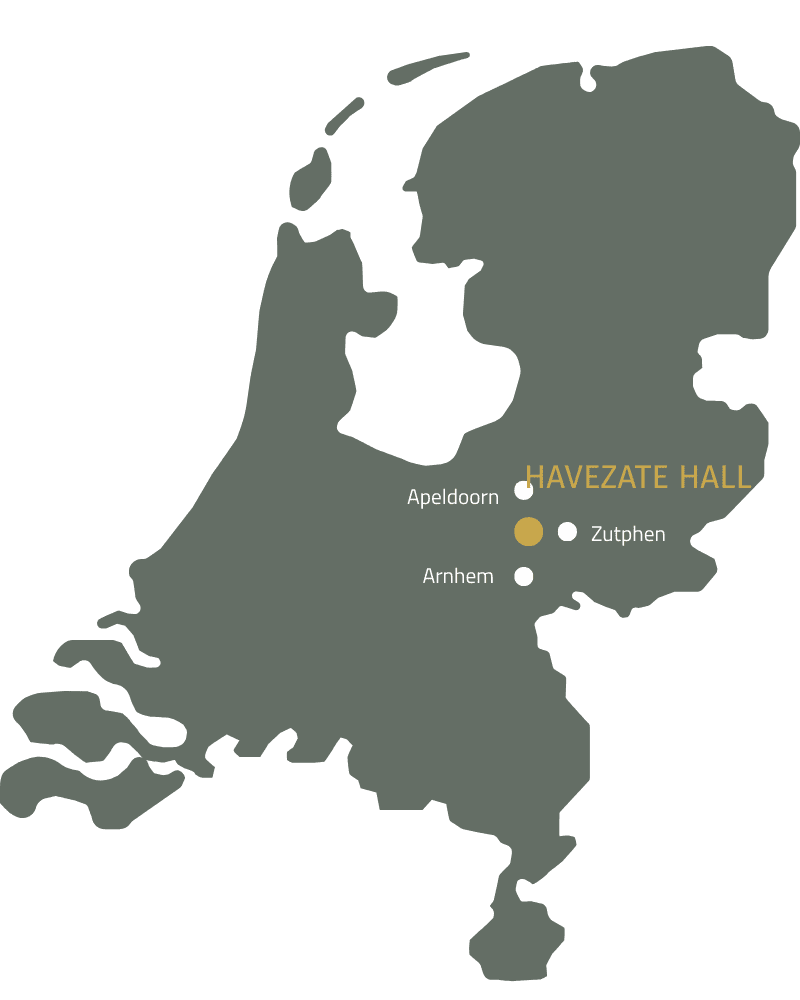 Havezate hall ligging 1